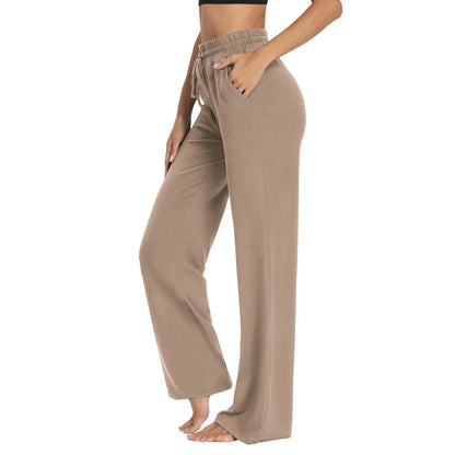 Wide Leg Yoga Pants with Pockets