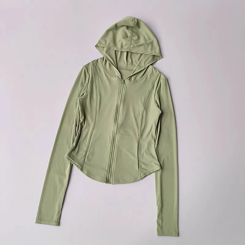 Women Hooded  Running Jackets