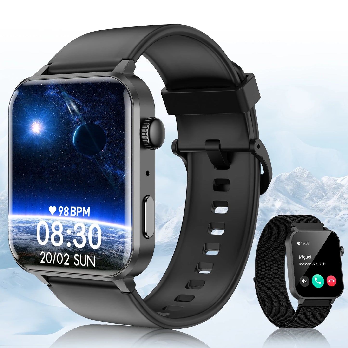 100+ Sports Modes/Health Monitor Smartwatch