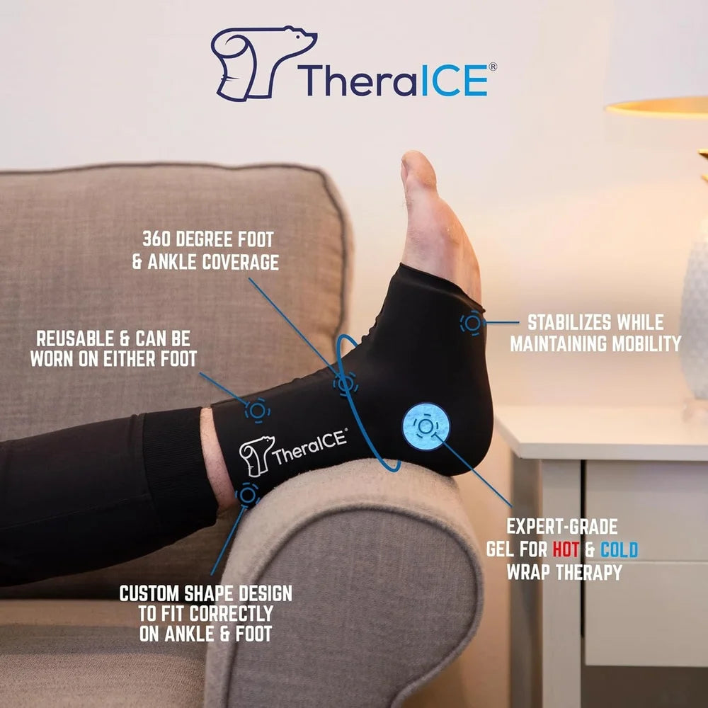 Hot Cold Therapy Reusable Ankle Wrap