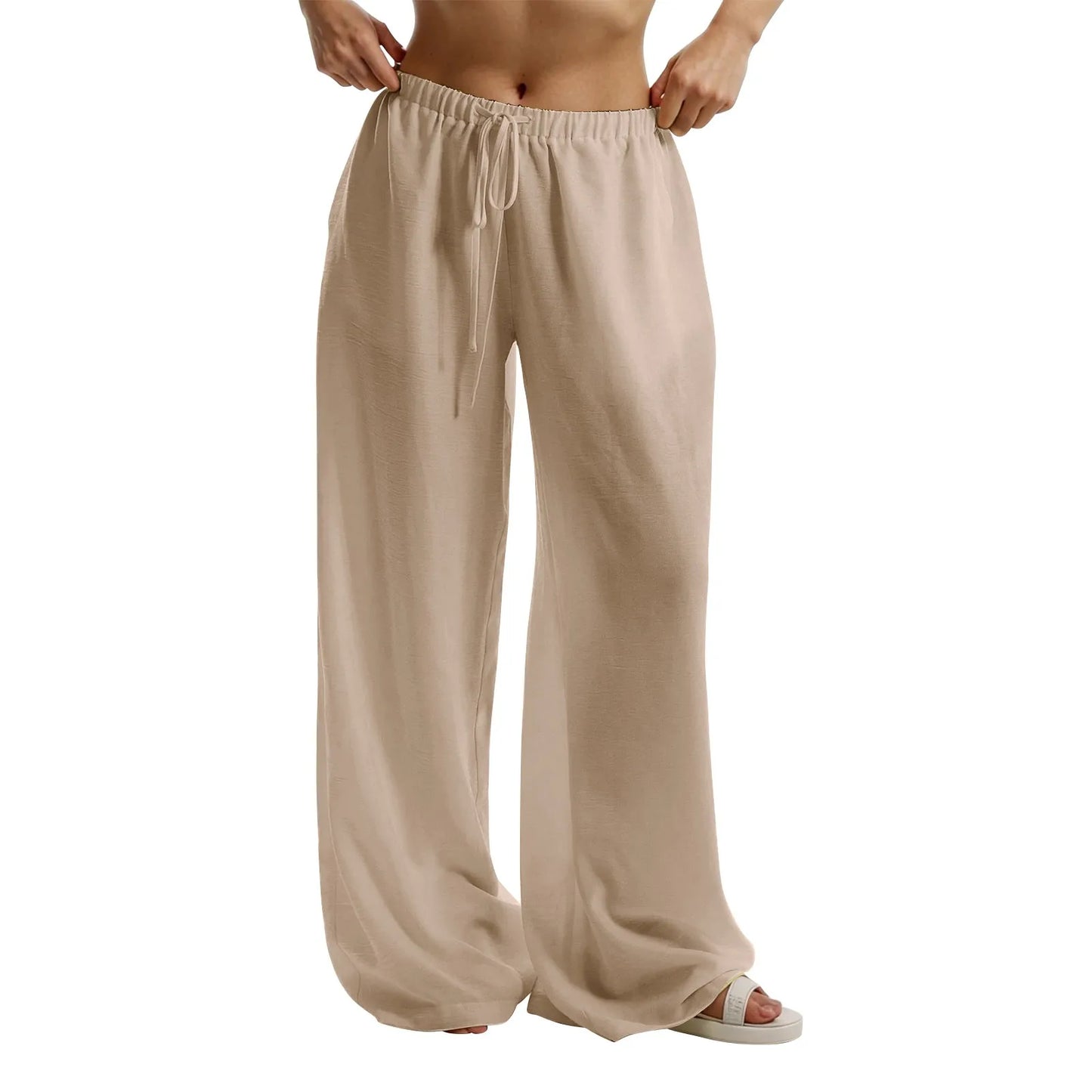 Casual Wide Leg Trousers