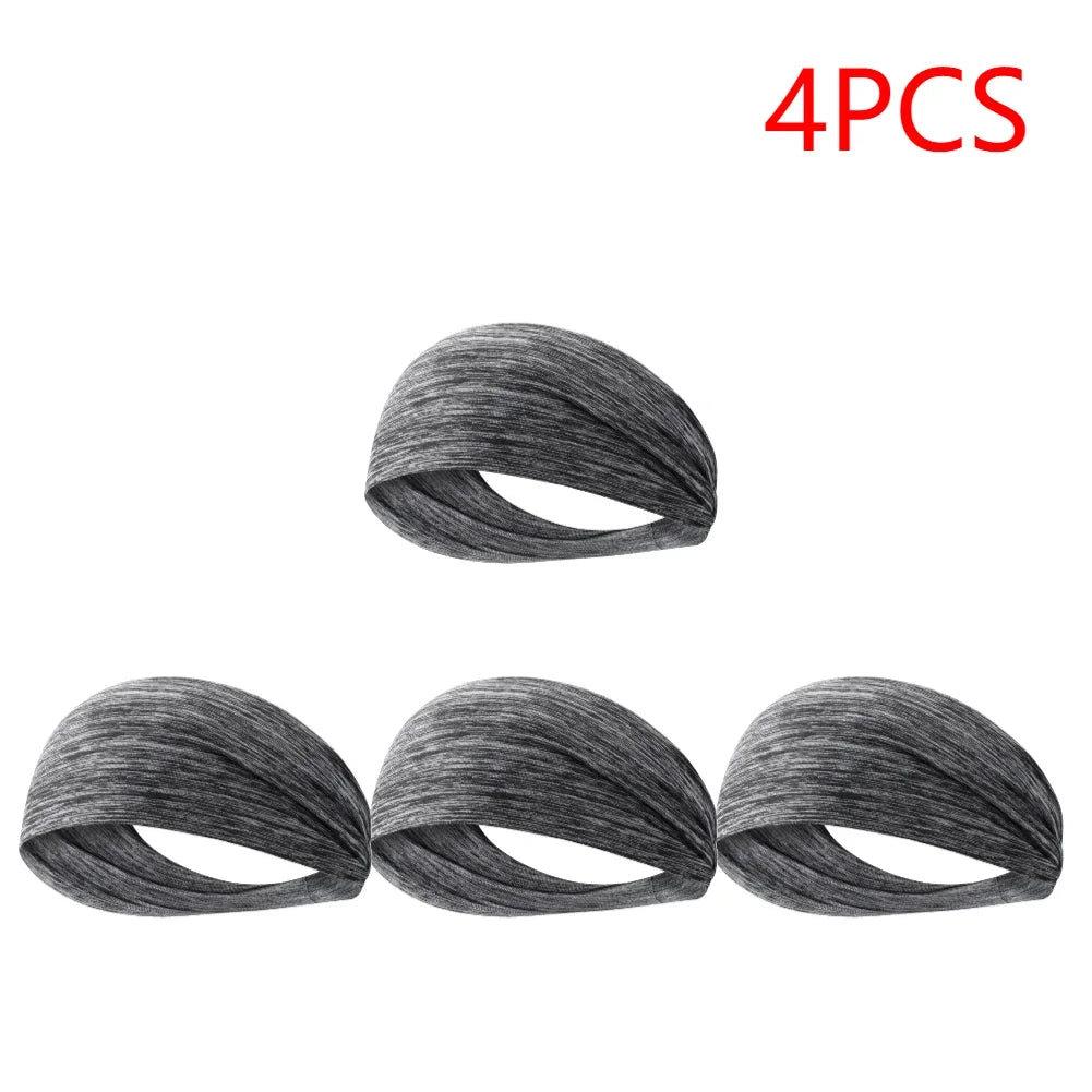 Elastic Sports Sweat Absorption Headbands