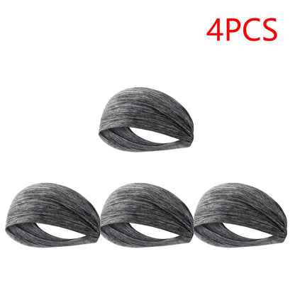 Elastic Sports Sweat Absorption Headbands