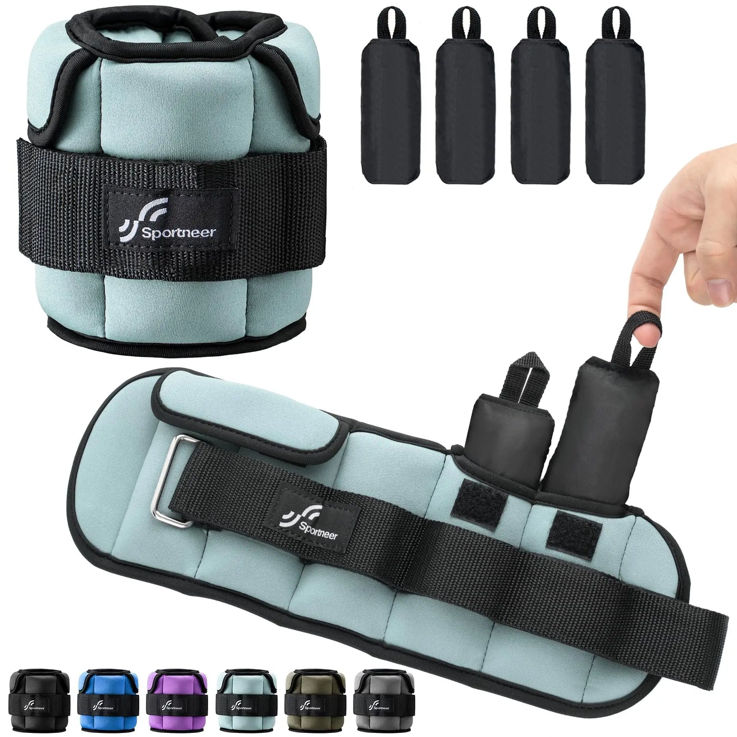 Adjustable Wrist and Ankle Weights 1-10 lbs