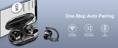 Wireless Earbuds, Noise Cancelling Waterproof