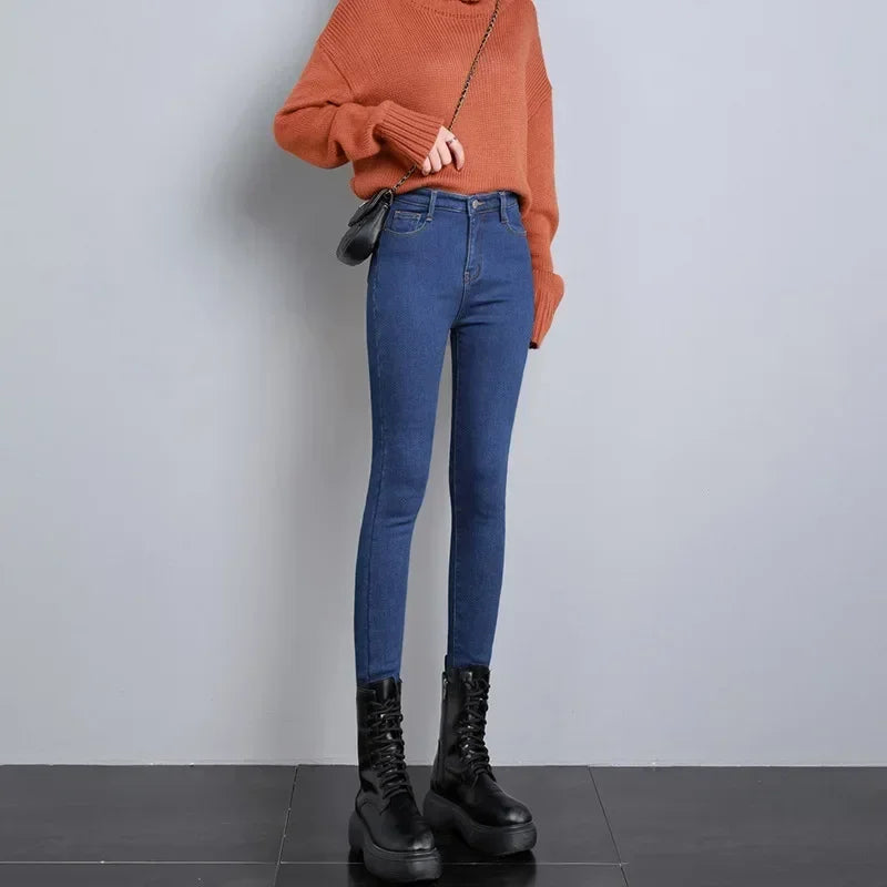 Women Thermal Skinny Jeans