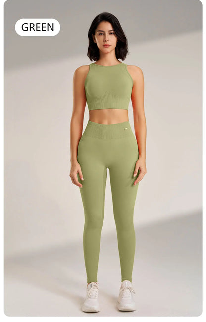 High Waisted Leggings and Top