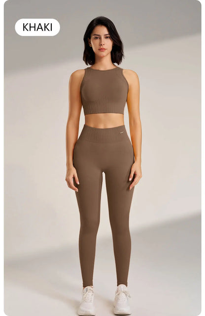 High Waisted Leggings and Top