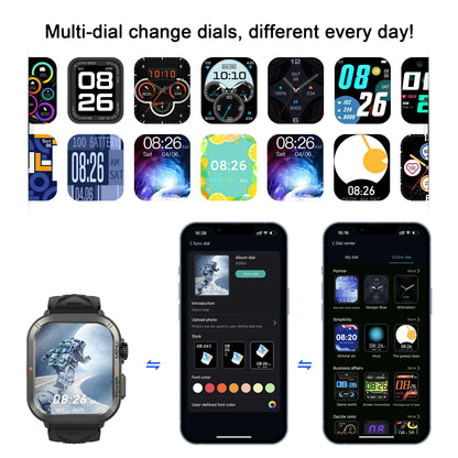 Waterproof Smartwatch Bluetooth Calling Fitness Tracking