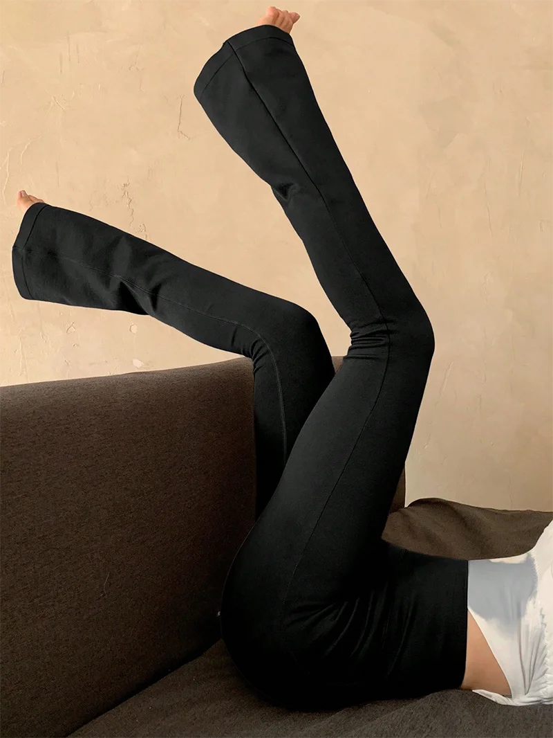 High Waisted Compression  Flared Yoga  Leggings