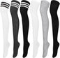 6 Pairs Thigh Boot Socks