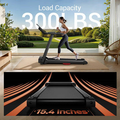 3.0HP Brushless Foldable Home Treadmill