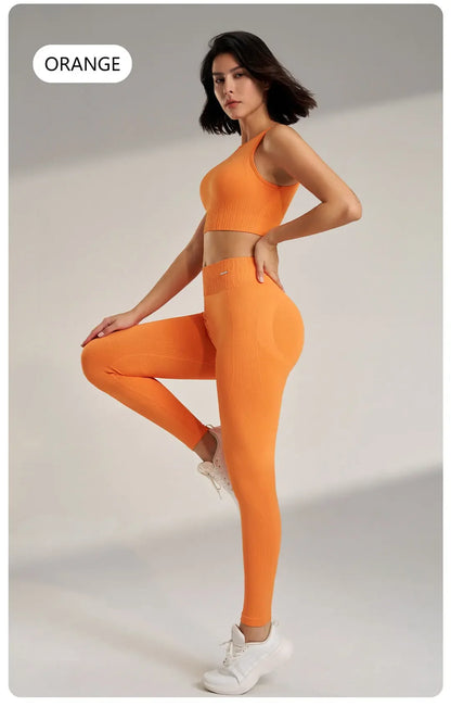 High Waisted Leggings and Top