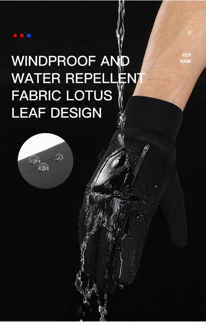 cold weather, windproof, waterproof gloves