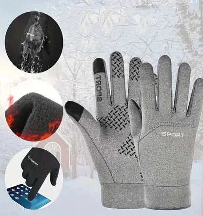 Winter Women's Sports Windproof Gloves