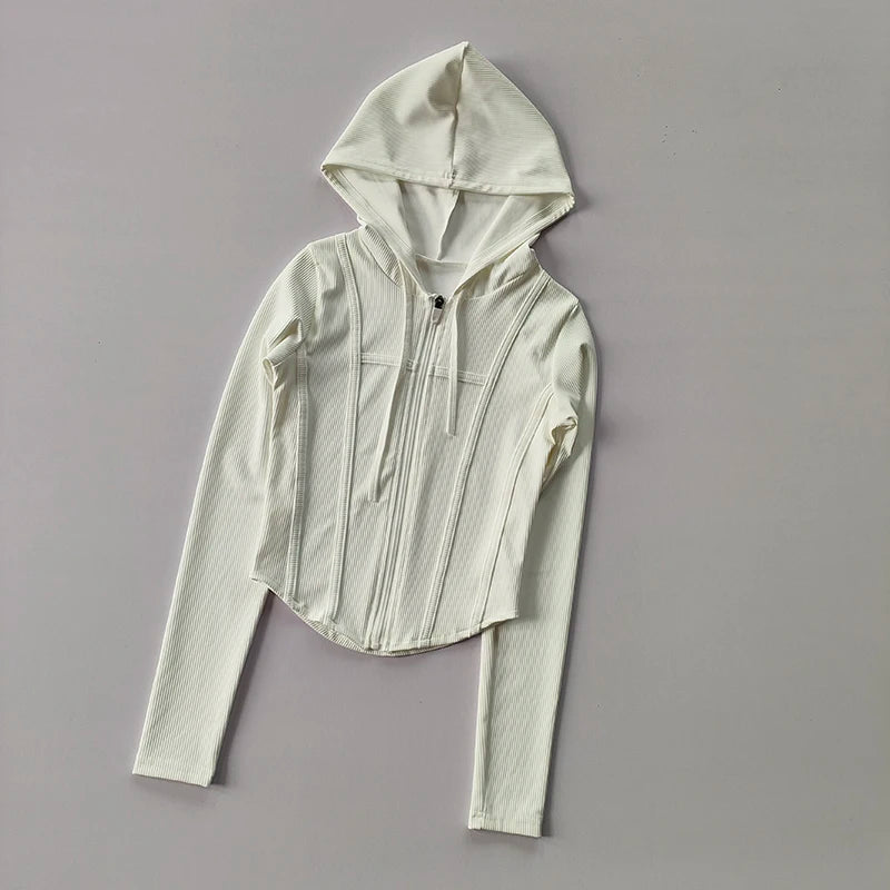 Women Hooded  Running Jackets
