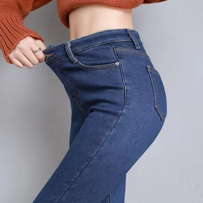 Women Thermal Skinny Jeans