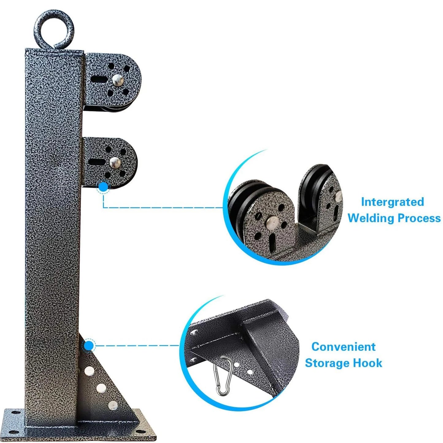 Wall Mounted Fitness Cable Pulley System