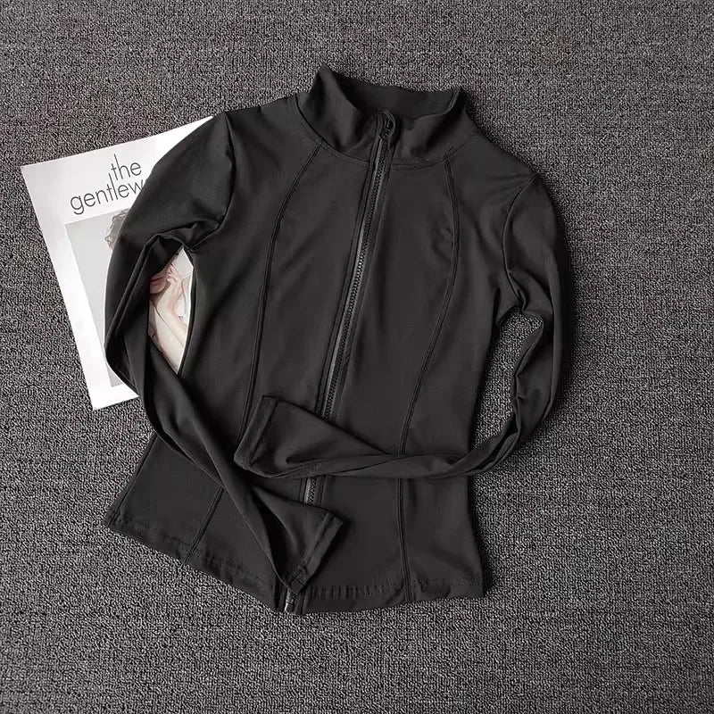 Women's Slim Fit Long Sleeve Sports Jacket