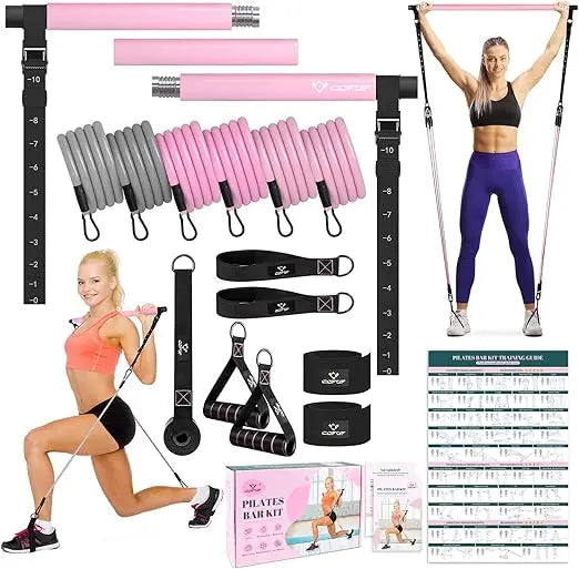 Pilates Bar Kit with Resistance Bands