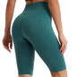 High-waist tummy control bike shorts