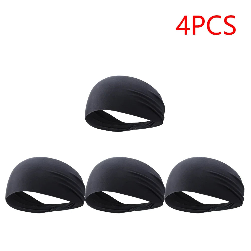 Elastic Sports Sweat Absorption Headbands