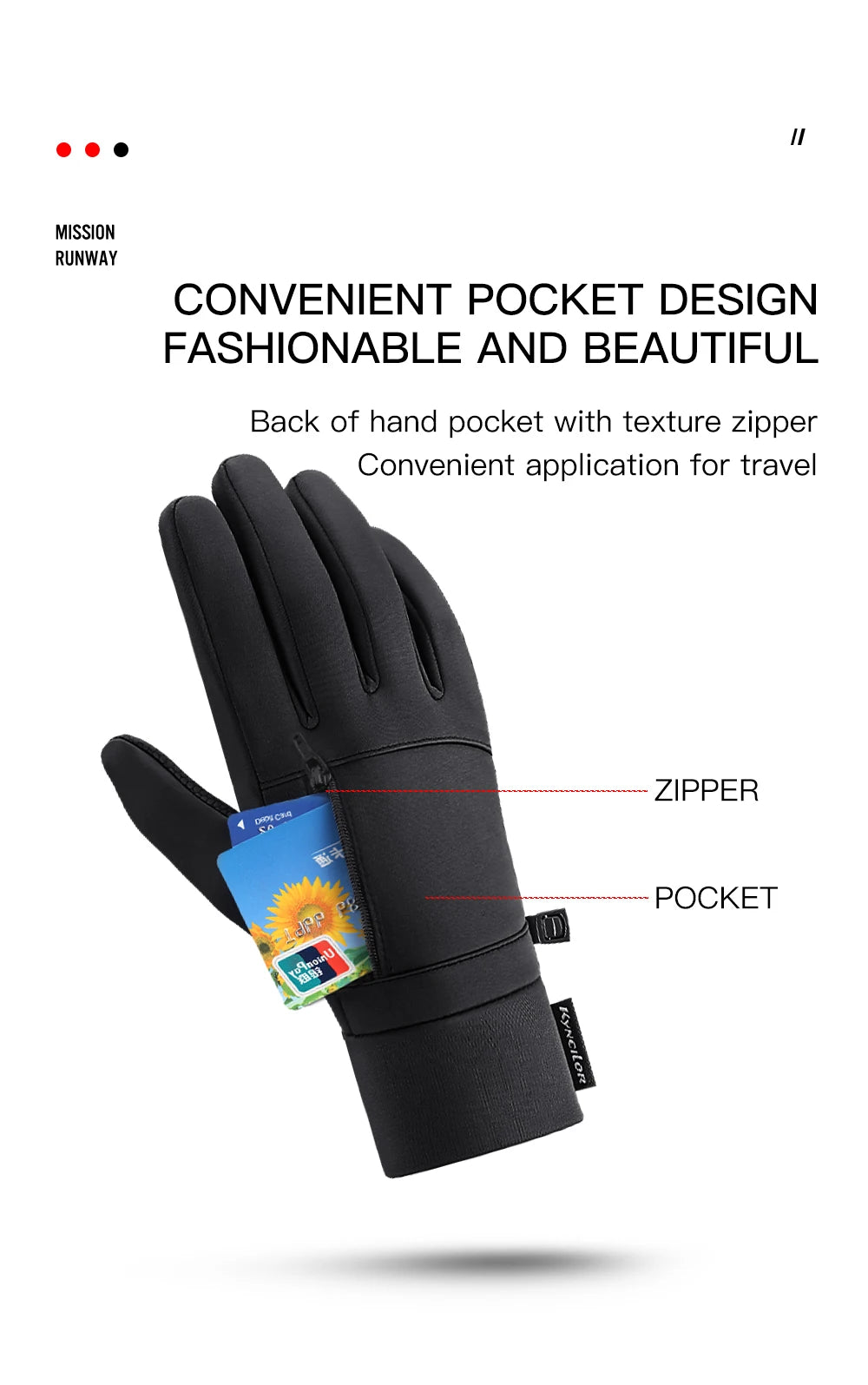 cold weather, windproof, waterproof gloves