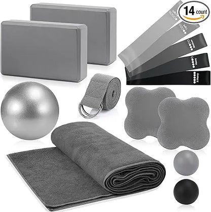 14 Pcs Yoga Kits