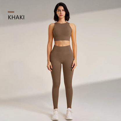 High Waisted Leggings and Top