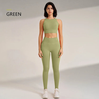 High Waisted Leggings and Top