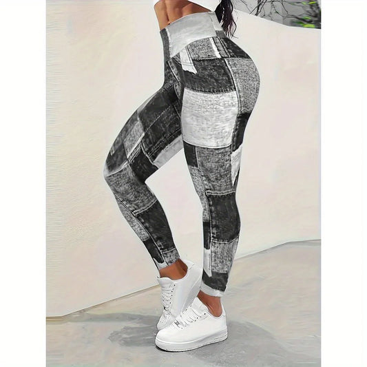Plus-sized High-Waist Leggings