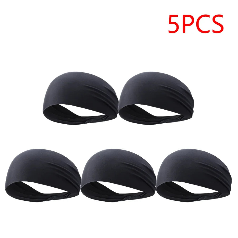 Elastic Sports Sweat Absorption Headbands
