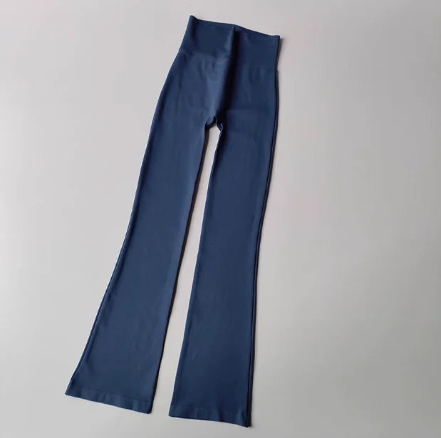 High Waisted Compression  Flared Yoga  Leggings