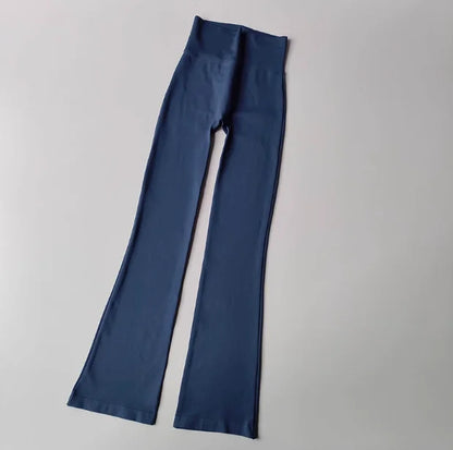 High Waisted Compression  Flared Yoga  Leggings