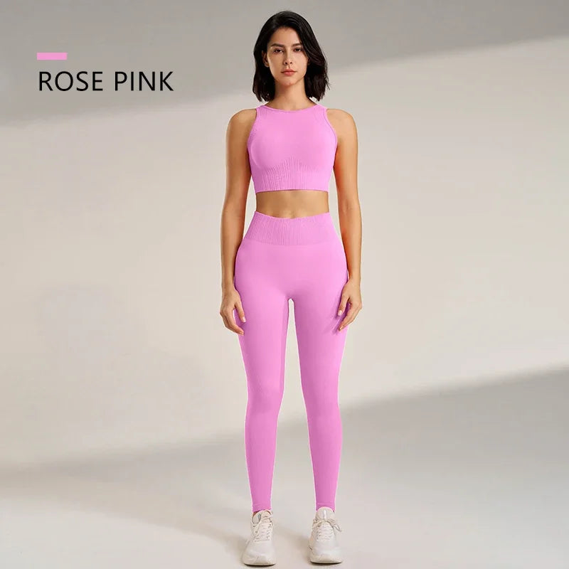 High Waisted Leggings and Top