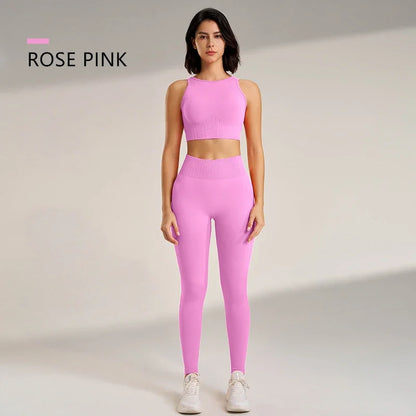High Waisted Leggings and Top
