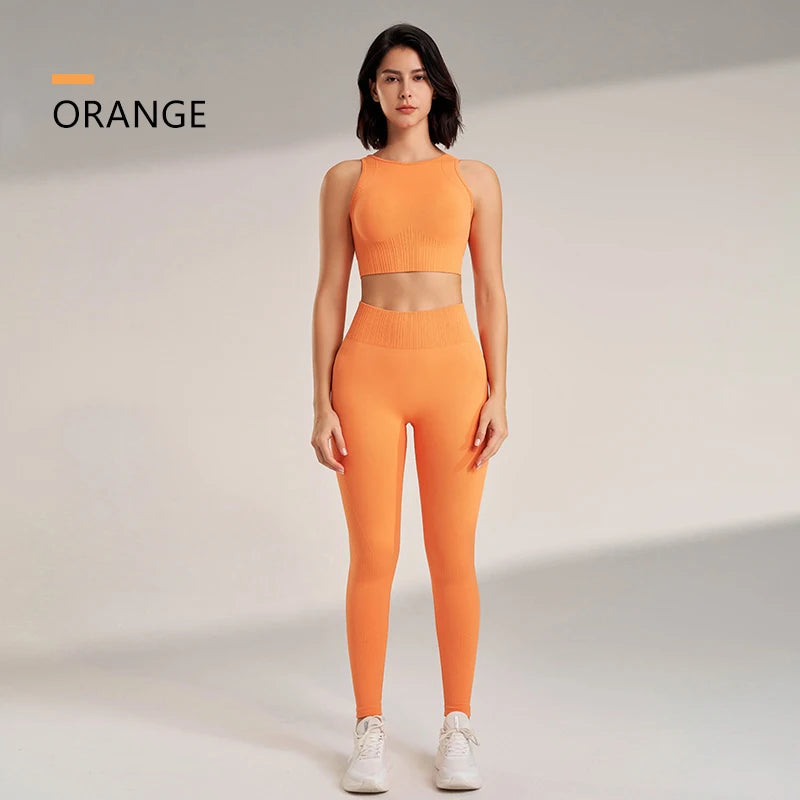 High Waisted Leggings and Top
