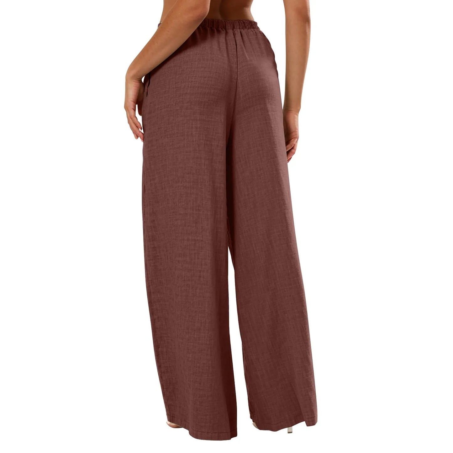 Casual Wide Leg Trousers