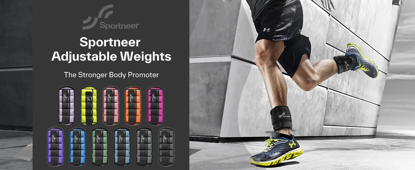 Adjustable Ankle Weights 1Pair 10lb