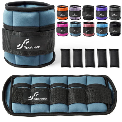 Adjustable Ankle Weights 1Pair 10lb