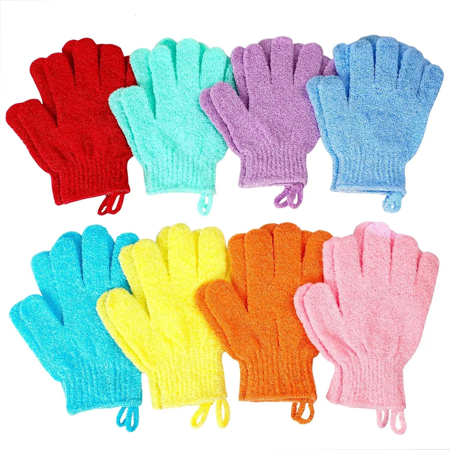 24 Pieces Exfoliating Bath Gloves
