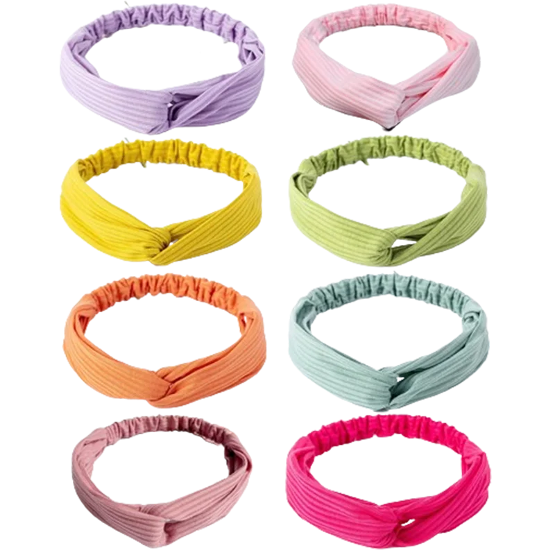 Yoga exercise headband, set of 8 pieces
