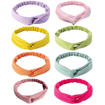 Yoga exercise headband, set of 8 pieces