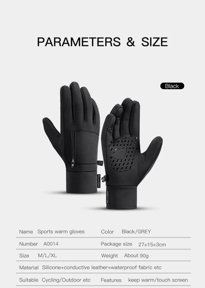 cold weather, windproof, waterproof gloves