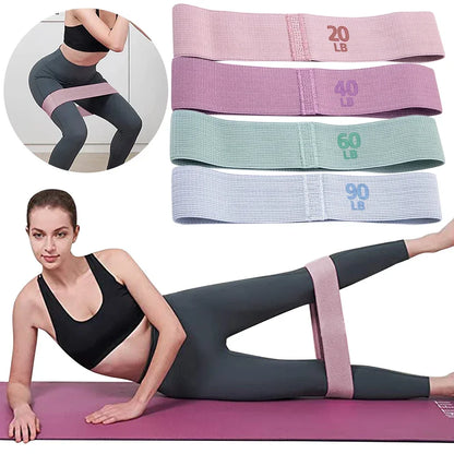 Elastic Workout Bands Anti-Slip Squat Expander Bands
