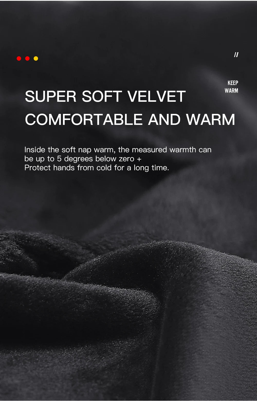 cold weather, windproof, waterproof gloves