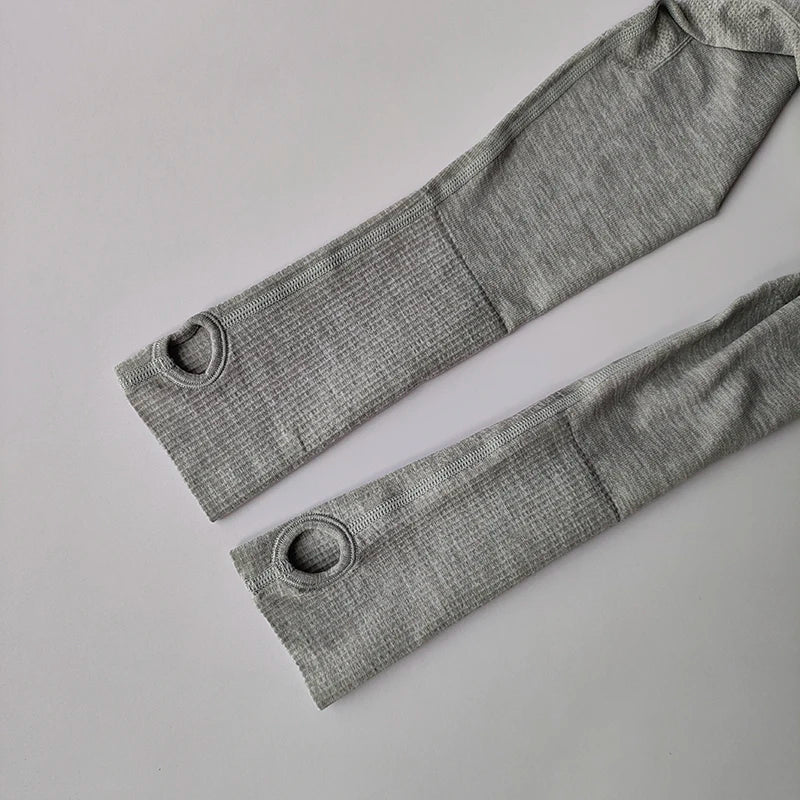 Seamless, Slim, Running Shirt, Winter