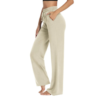 Wide Leg Yoga Pants with Pockets