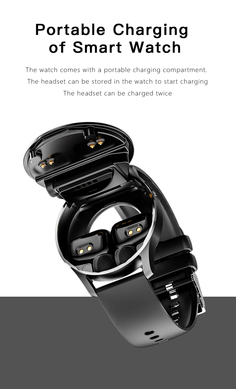 Dual Headset /Health Monitor /Smartwatch